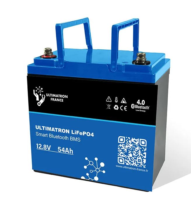LiFePO4 Batteri 12 Volt  50 Ah , BMS , Bluetooth App - 2