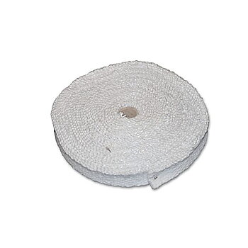 Avgasbandage 25mm  800 grader - Vit