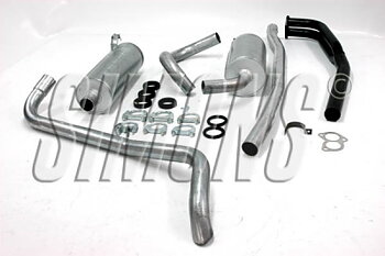 2,0" sportavgassystem 140 67 - 73, helsats