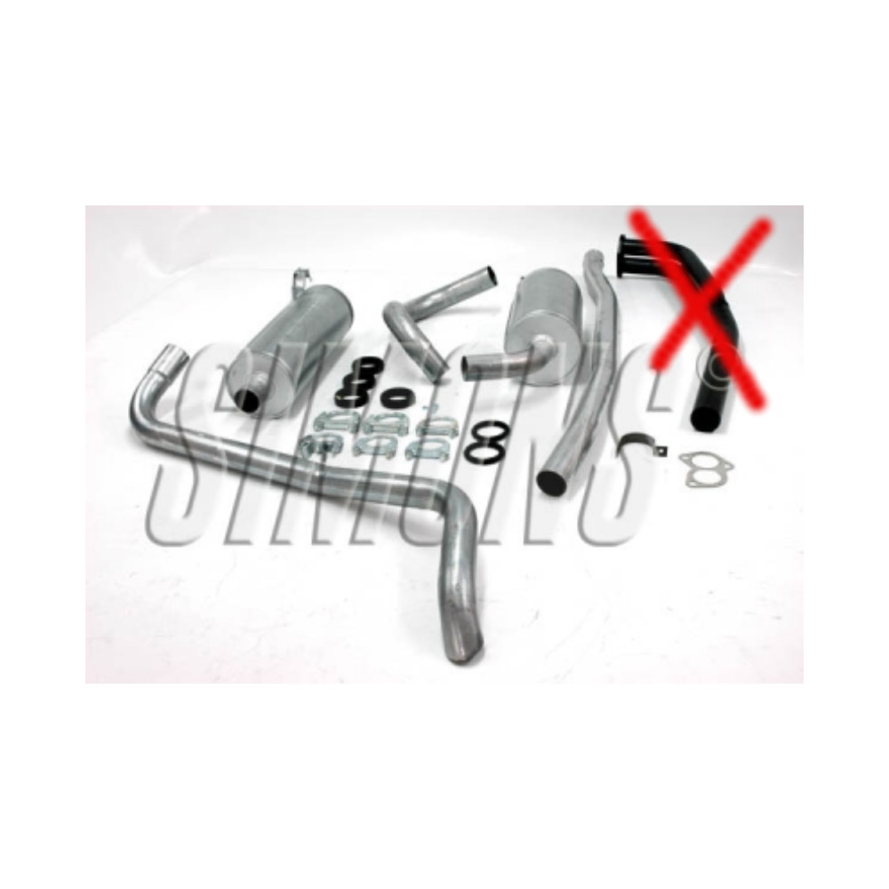 2,5"" sportavgassystem 140 67 - 73, helsats