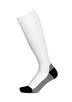 Sparco strumpa RW-10, vit , EVO -Kompressionsstrumpa-