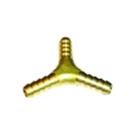 Y-Kors Mässing för  8mm slang