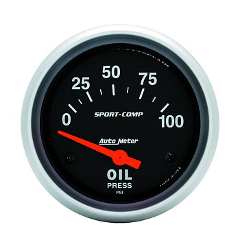 Oljetrycksmätare, Sport-Comp, AutoMeter 67 mm