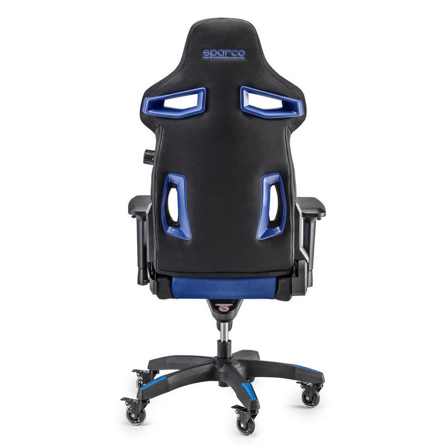 Gamingstol Sparco Grip Stint, svart/blå - 3