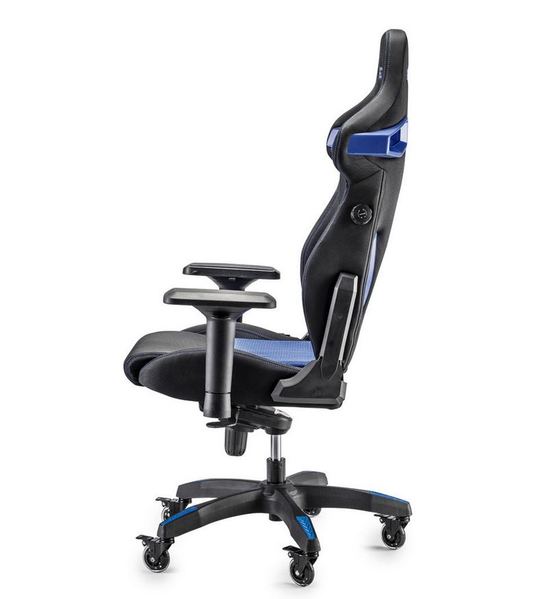 Gamingstol Sparco Grip Stint, svart/blå - 4