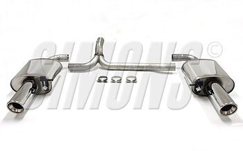 2,5" sportavgassystem Volvo V70 / XC70 T6 AWD - Rostfritt