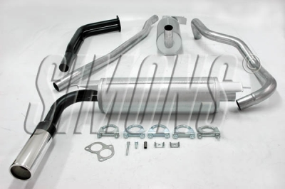 2,0" sportavgassystem Volvo 240 75 ~ 88, helsats
