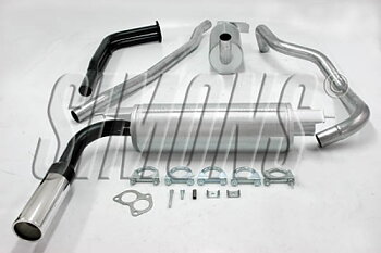 2,0" sportavgassystem Volvo 240 75 ~ 88, helsats