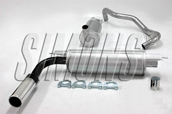 2,0" sportavgassystem Volvo 240 88- (ej turbo) Halvsats