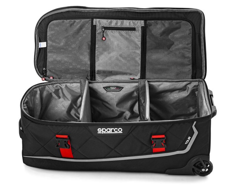 Sparco Resväska Tour  Svart/Röd - 4