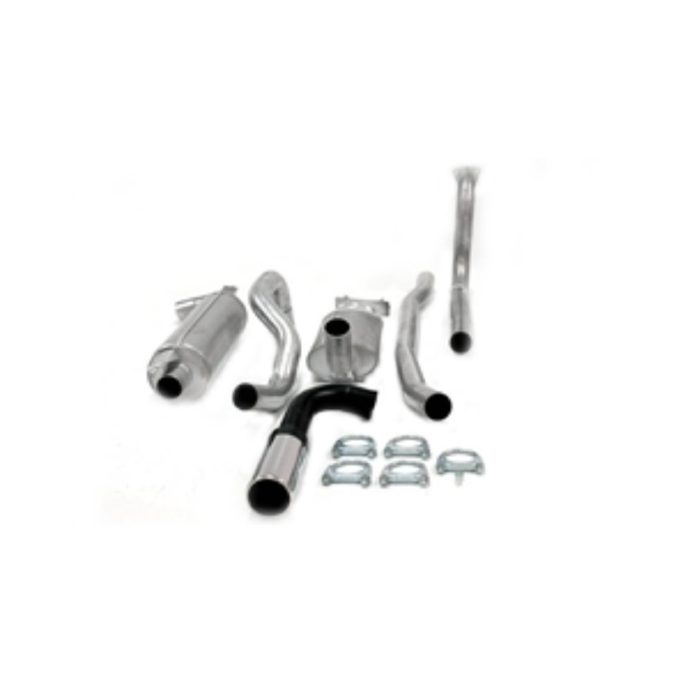 2,5" sportavgassystem 240 turbo, helsats