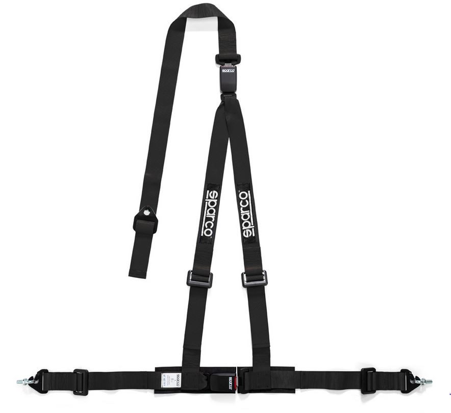 Sparco 3-punktsbälte 04608DF1, svart