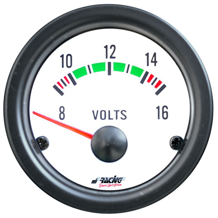 Voltmätare Vit Simoniracing