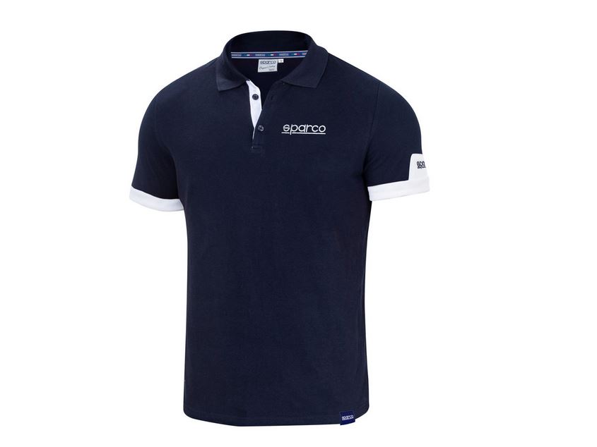 Sparco Piké Corporate, marinblå