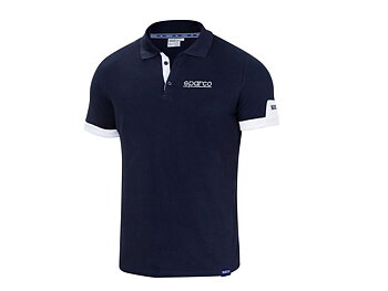 Sparco Piké Corporate, marinblå