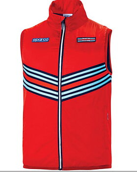 Väst Sparco Martini Racing, röd