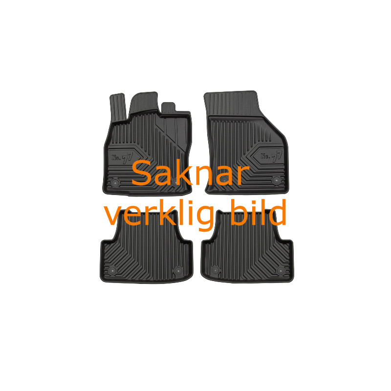 Djupa gummimattor Fiat Fiorino lll 2 pers, 2007 - 20176