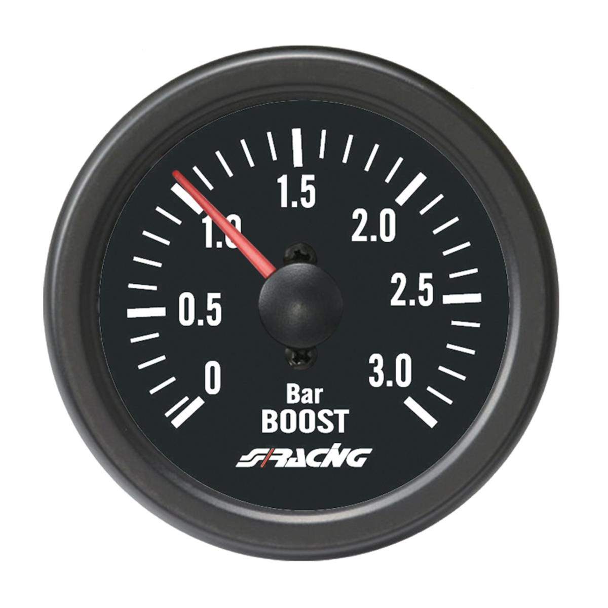 Turbotrycksmätare för turbodiesel, svart, Simoniracing
