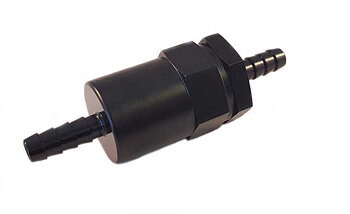 Universal minibränslefilter 9,5mm slanganslutning, 150 micron