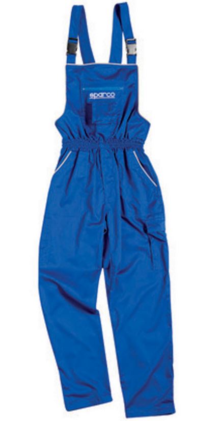 Byxa, hängsle, Sparco Salopette, blå
