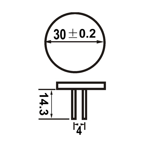 LED- Lampa LED G4 / 1,6W Back - 2