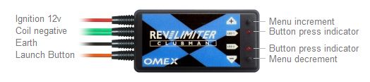 Omex  Varvstopp + launch control , Övervarvningsskydd - 4