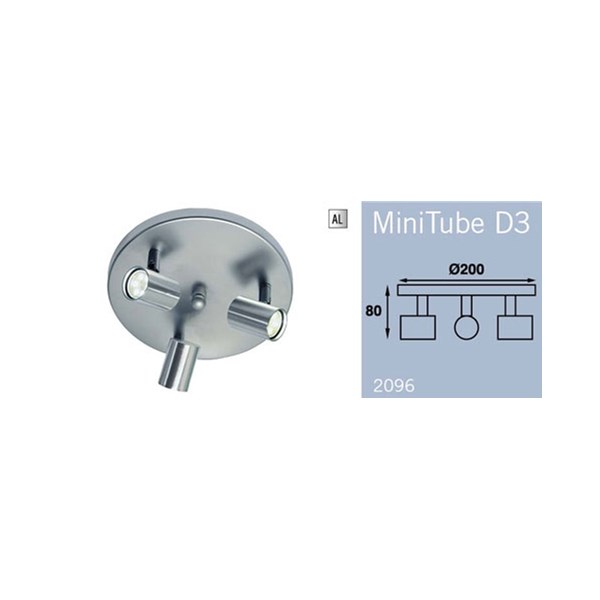 Taklampa, Mini Tube, LED