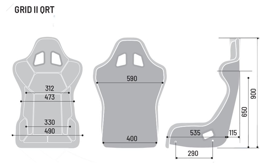 Stol Sparco Grid-Q - 2