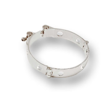 Slangklämma. Aluminium  3,5"" slang