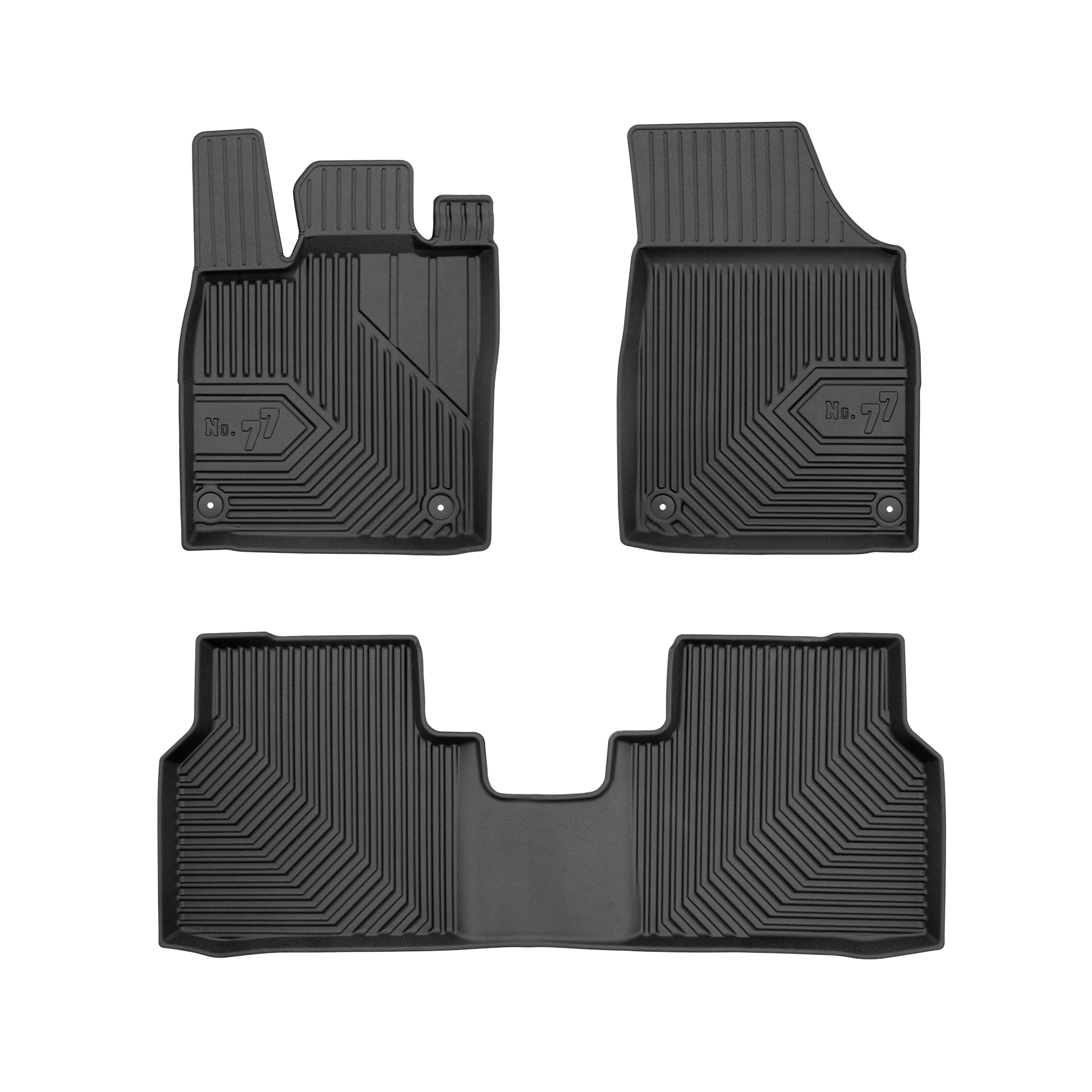 Djupa gummimattor Volkswagen ID4, 2020 - 