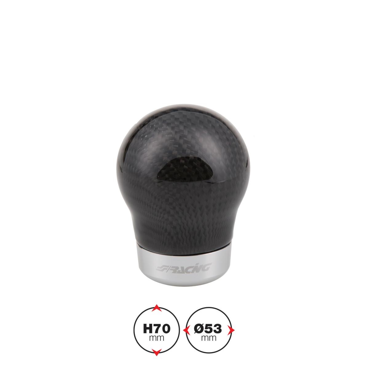 Växelspaksknopp i kolfiber, GT