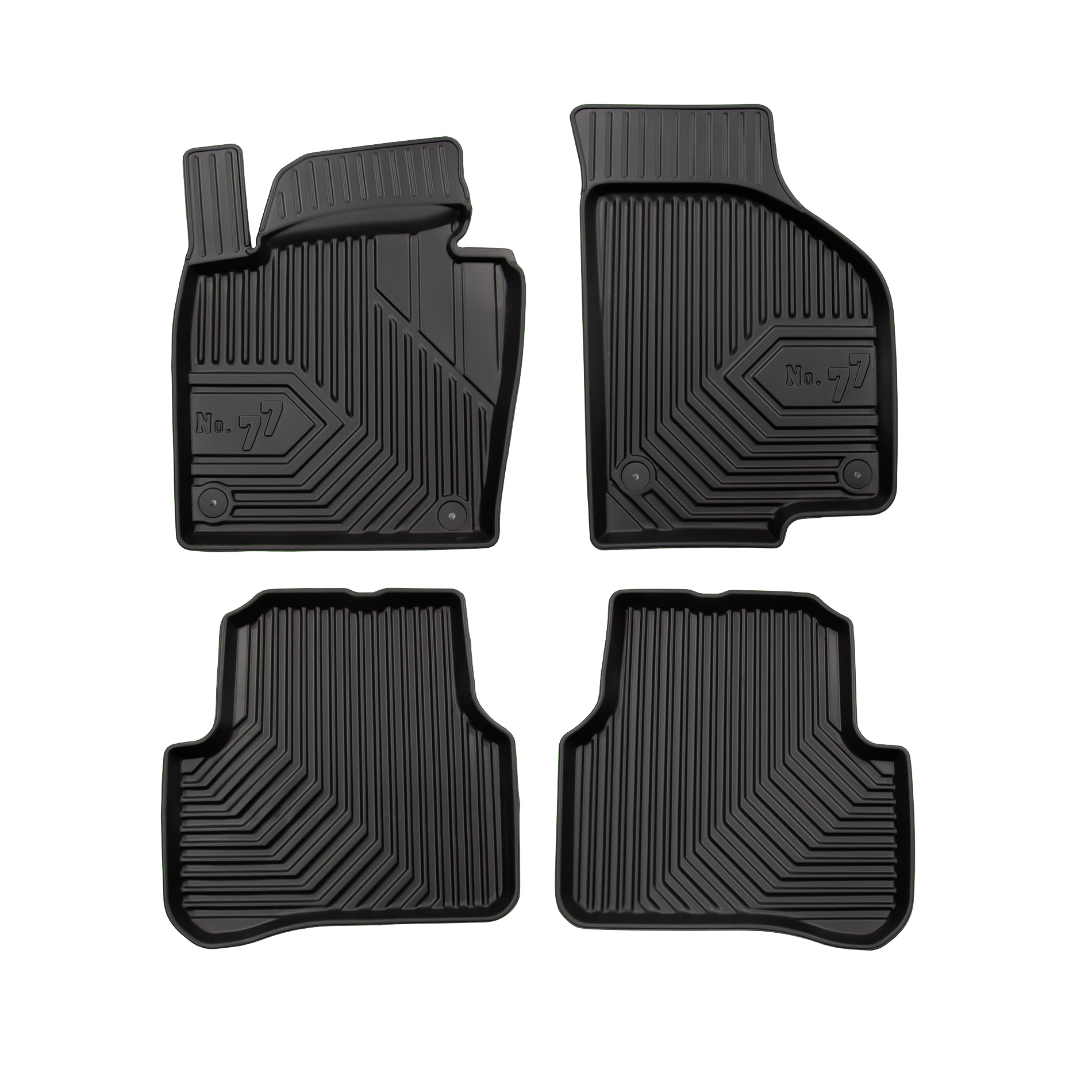 Djupa gummimattor Volkswagen Passat B6, 2005 - 2010