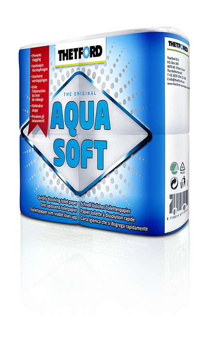Aqua Soft Toalettpapper 4-pack