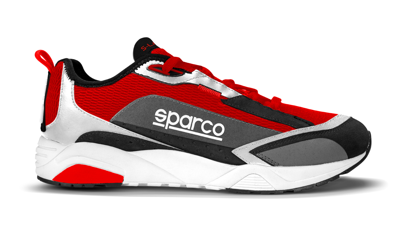 Sparco sneakers S-Lane, röd/svart