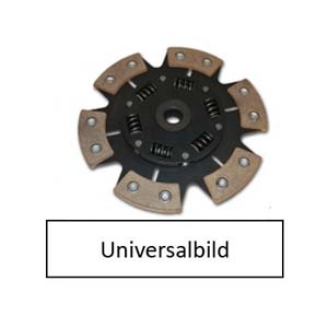 Lamell Sinter 6 puck. ""FJÄDRAD"" SAAB  900 / 9000 94 -98  ""14 Splines 228mm