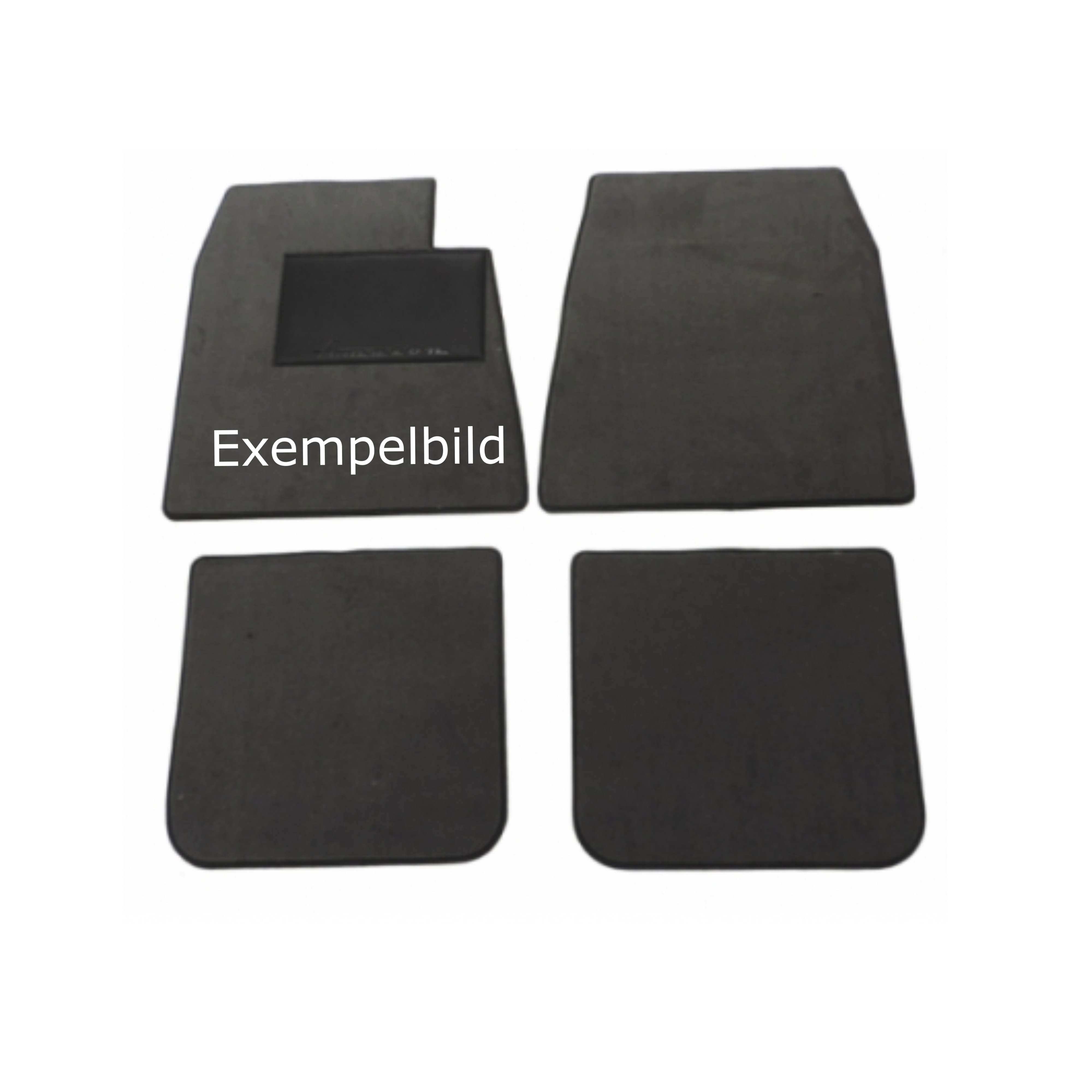 Mattsats Volvo Amazon 57-61, grå textil