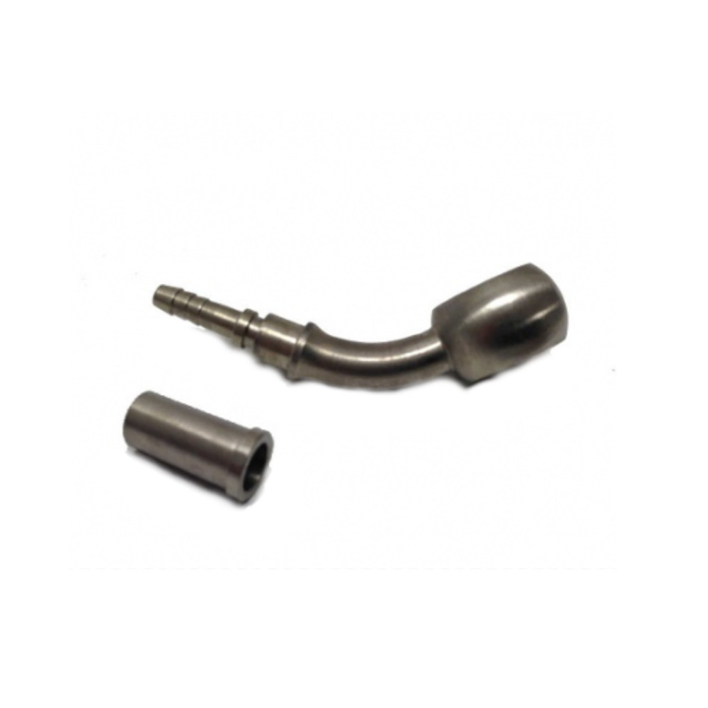 3/8"" 10 mm banjo till AN3-slang, 90° böj