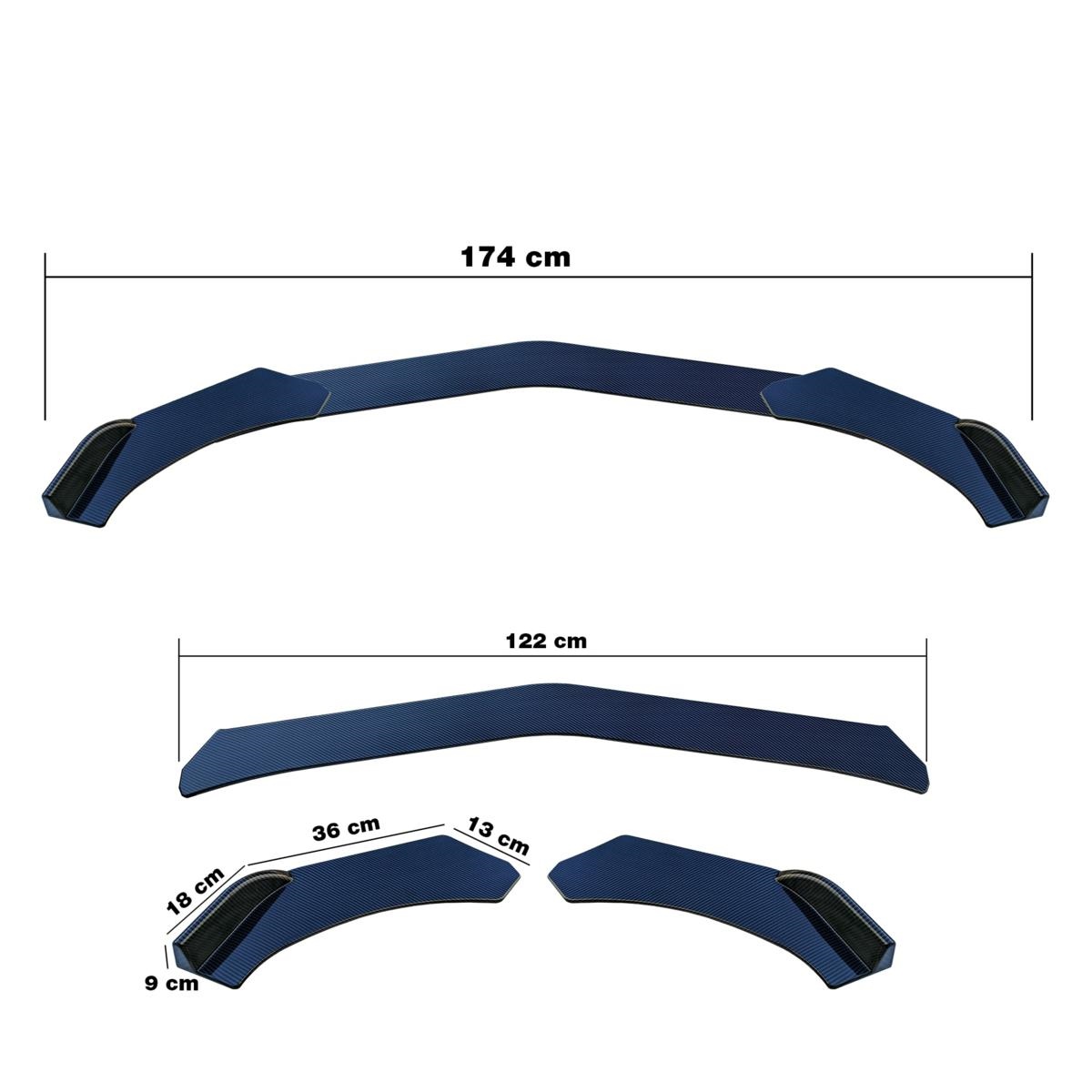 Lip splitter, kolfiberlook