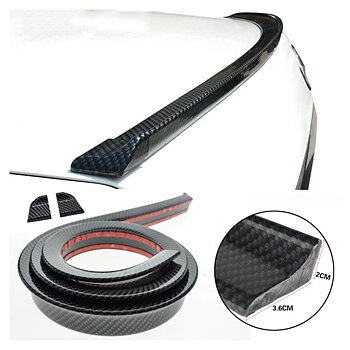 Universal spoiler i kolfiberlook