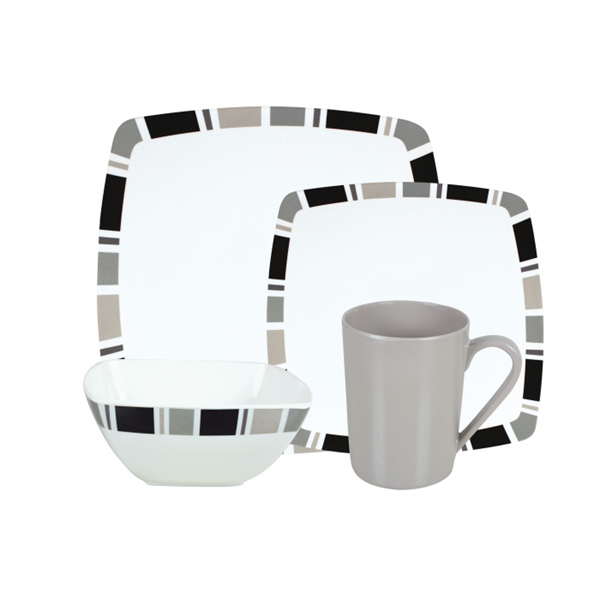 Melaminservis, Carre, 16 delar