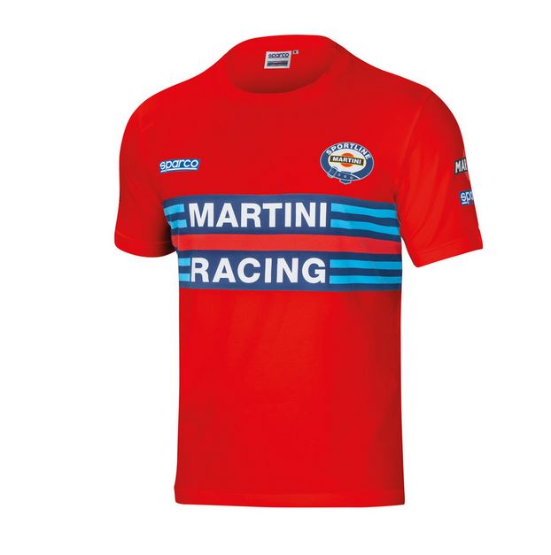 Sparco T-shirt, Martini Racing , röd