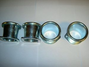 Tratt 45  DCOE Plåt -Tratt med fot- L=40