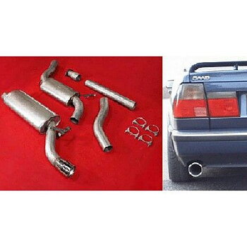 3" sportavgassystem 9000 92-. Halvsats, 2 dämpare.  -RF-