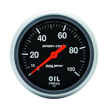 Oljetrycksmätare, Sport-Comp, AutoMeter 67 mm