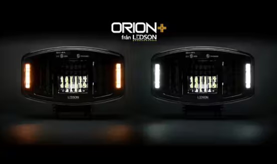 LED extraljus ORION+ LEDSON 100W med Orange/Vitt Positionsljus  - 2