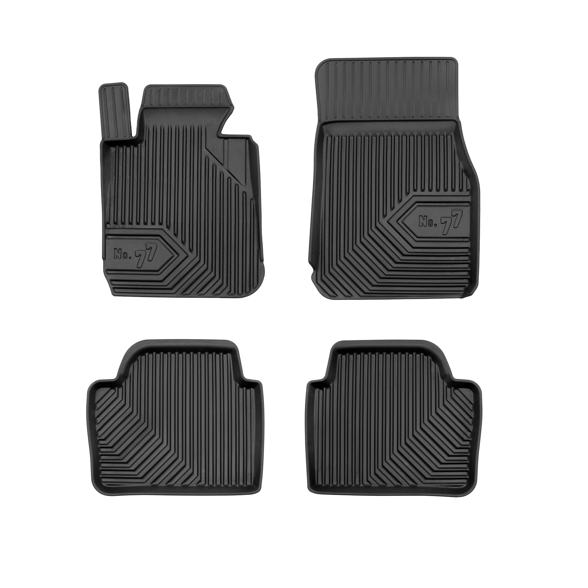 Djupa gummimattor BMW Serie 3 F30, 2011 - 2018