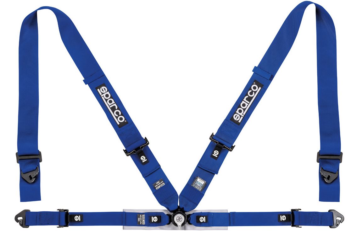 Sparco 04716M1  4-punktsbälte, blått