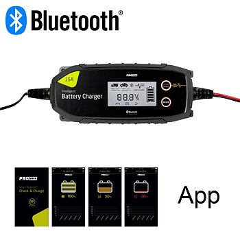 Batteriladdare Pro-User 15 A med App