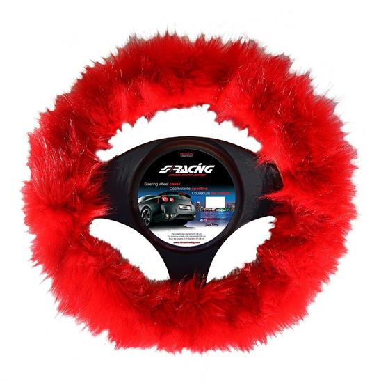 Rattmuff Fluffig Röd