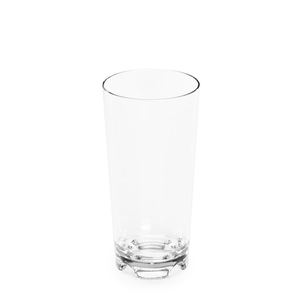 Chrystal ölglas i transparent SAN-plast, 50 cl